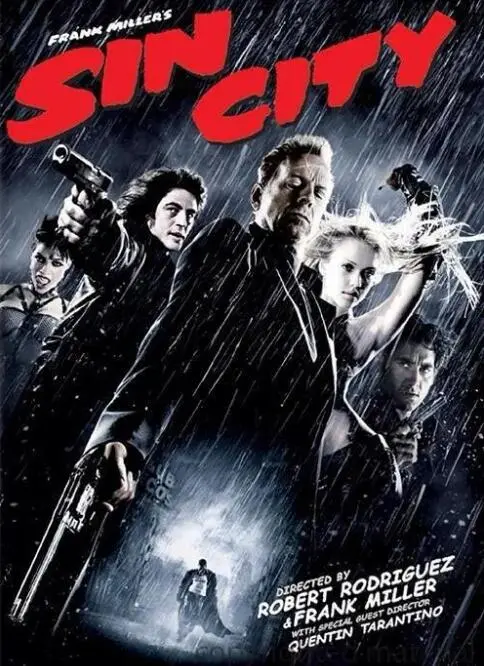 《罪恶之城》影评：黑白影像下的罪恶都市，暴力美学与黑色幽默的极致演绎